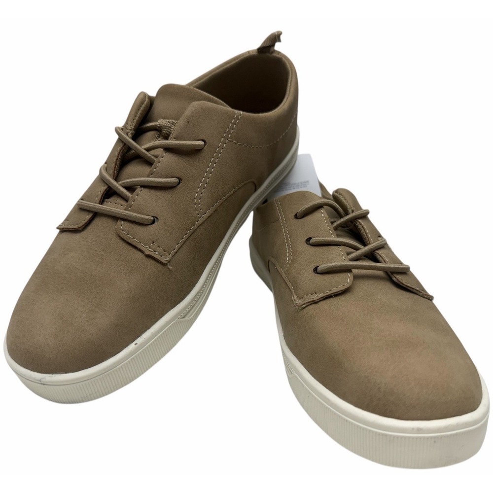 NWT OshKosh B'gosh Boy's Slip-On Faux Suede Putney Oxford Sneaker Tan Sz-3 Month